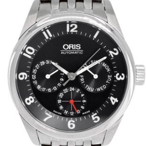 ORIS Classic complication 기계식자동 남성용스틸 36mm 581 7506 4064M