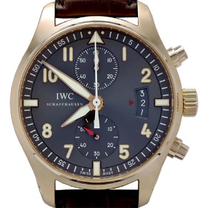 IWC Pilot`s Spitfire Chronograph 18K Rose Gold 기계식자동 남성용 43mm IW387803