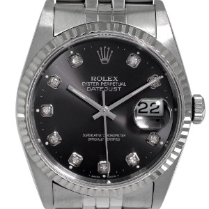 ROLEX Oyster Perpetual Date Just 기계식자동 남성용스틸 36mm 16234