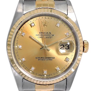 ROLEX Oyster Perpetual Date Just 18K 콤비 기계식자동 남성용 36mm 16233G